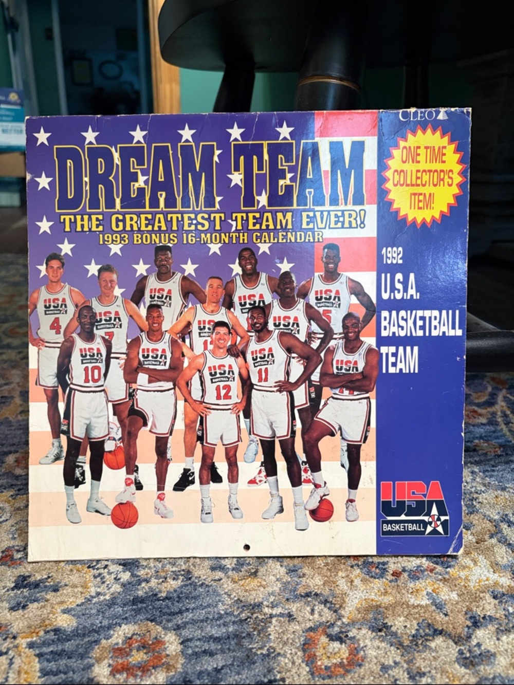 Dream Team 1993 Calendar - Patriotic Blue